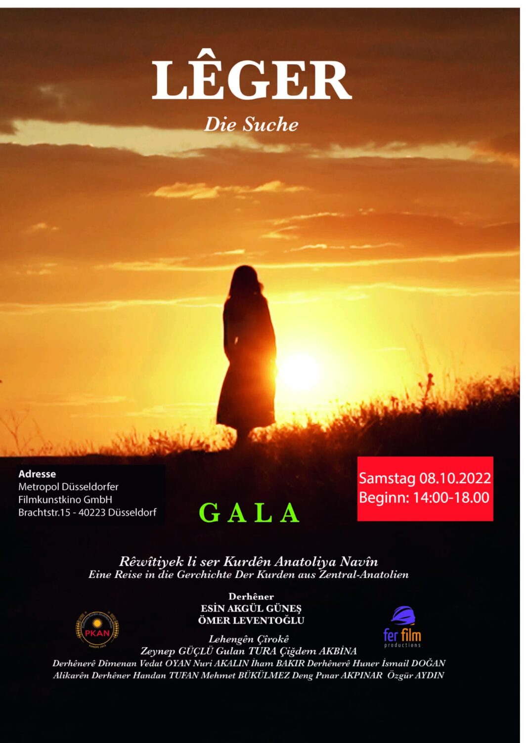 Lêger navê filmê Kurdên Anatoliya Navîn e.